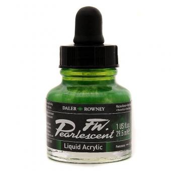 Daler Rowney Pearlescent Acryl Tinte Macaw Green 29,5ml 
