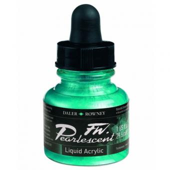 Daler Rowney Pearlescent Acryl Tinte Waterfall Green 29,5ml 