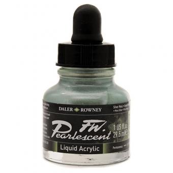 Daler Rowney Pearlescent Acryl Tinte Silver Moos 29,5ml 