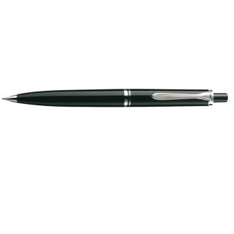 Pelikan Souverän 405  Druckbleistift 0,7mm schwarz - silber  inkl. Gravur 
