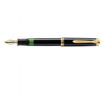 Pelikan 600 Füllhalter schwarz  inkl. Gravur 