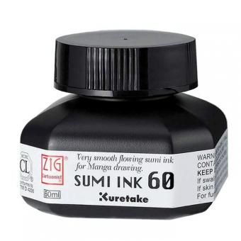 Kuretake ZIG Sumi Tinte 60 Geschmeidiger Farbfluss 