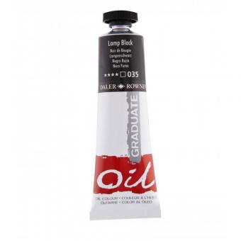 Daler-Rowney 035 Lampenschwarz Graduate Ölfarbe 38ml