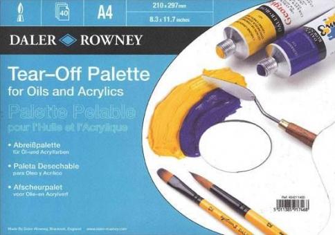 Daler Rowney Papier Abreißpalette A4 