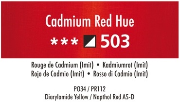 Daler Rowney Georgian 503 Kadmiumror / Cadmium Red Hue 37 ml Wassermischbare Ölfarbe 