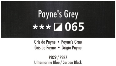 Daler Rowney Georgian 065 Payne's Grau / Payne's Grey 37 ml Wassermischbare Ölfarbe 