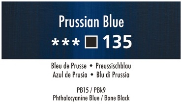 Daler Rowney Georgian 135 Preussischblau / Prussian Blue 37 ml Wassermischbare Ölfarbe 