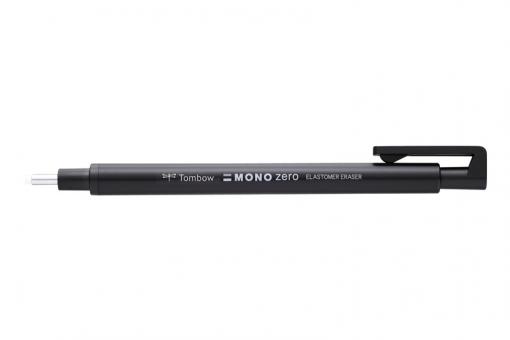 Tombow MONO zero / schwarz - runde Spitze ∅ 2,3mm 