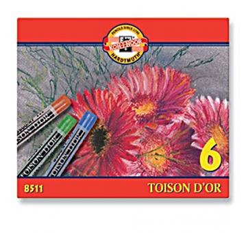 Toison d´or 8500 Künstler-Softpastellkreide 6er Kartonetui 