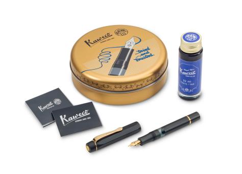 Kaweco Piston Filler Set Sport - AL Black/Gold M 