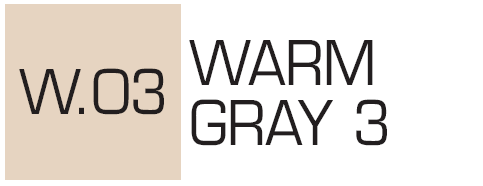 Kurecolor Twin S- Warm Gray 3 