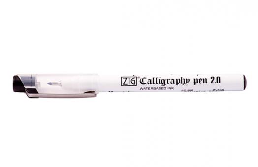 Kuretake ZIG CALLIGRAPHY PEN Oblique Einzelstifte Schwarz | 2mm