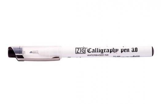 Kuretake ZIG CALLIGRAPHY PEN Oblique Einzelstifte Schwarz | 3mm