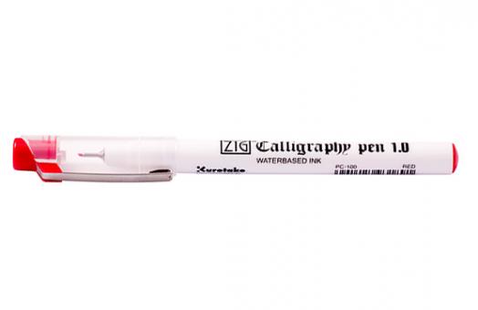 Kuretake ZIG CALLIGRAPHY PEN Oblique Einzelstifte Rot | 1mm