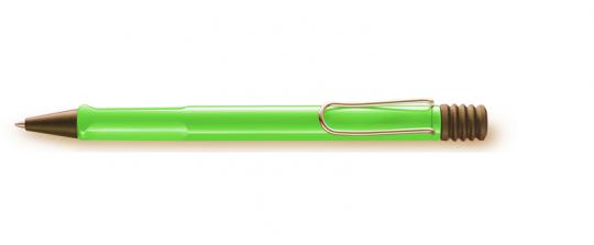 LAMY safari Kugelschreiber grün  inkl. Gravur 