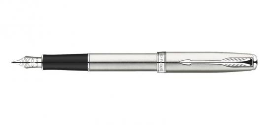 PARKER Sonnet Füllfederhalter M  Edelstahl C.C.  inkl. Gravur 