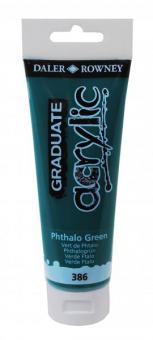 Daler-Rowney Phthalogrün 386 Graduate acrylic 120ml 