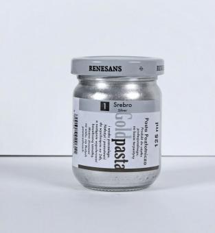 Renesans Goldpasta / Goldpaste, Goldfarbe 110ml |  Silver / Silber
