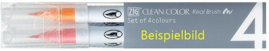 Kuretake ZIG Clean Color Real Brush Pop Colours 4er set 