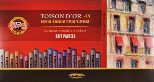 Toison d´or 8500 Künstler-Softpastellkreide 48er Kartonetui 
