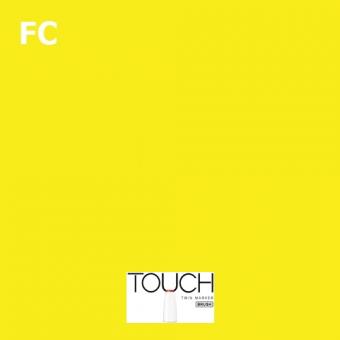 Touch Twin Brush Marker-123 Fluorescent Yellow 