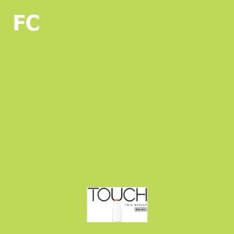 Touch Twin Brush Marker-124 Fluorescent Green 
