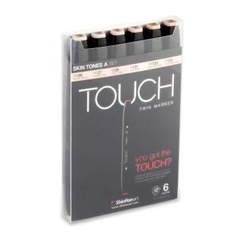 Touch Twin Marker   6er Set A skin colors 
