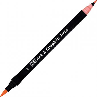 Kuretake ZIG Art & Graphic Marker Light Carmine 025 