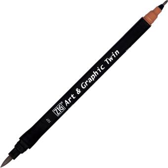 Kuretake ZIG Art & Graphic Marker Deep Reddish Brown 727 