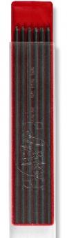 Graphitmine Ø 2mm, 120mm lang, 12er Set, Härtegrade 8B-10H 