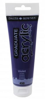 Daler-Rowney Violett 450 Graduate acrylic 120ml 