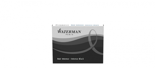 Waterman Großraumtintenpatrone Intense Black 8er 