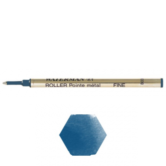 Waterman Tintenrollermine F, Blau 