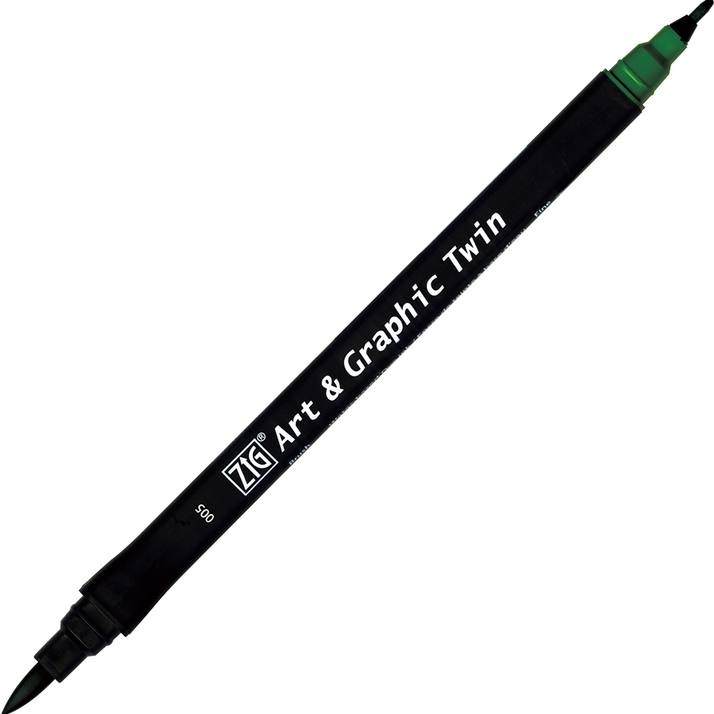 Kuretake ZIG Art & Graphic Marker Green 005 Künstlerbedarf online kaufen